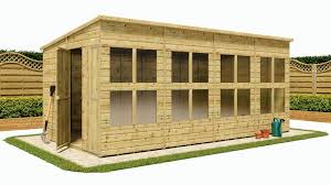 Tongue And Groove Pent Potting Sheds