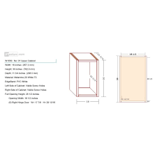 Wall Cabinet 30 High 18 Wide For One Door