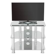 Classic 60cm Glass Corner Tv Stand With