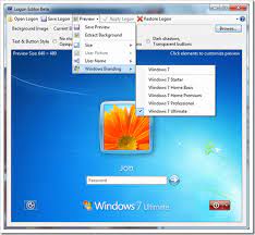 Logon Editor Customizing Your Windows 7