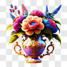 Colorful Flower Vase