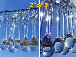 2 Or 3 Chandelier Drops Glass Crystals