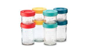 Tmilk Storage Jar Set Mason Bottle
