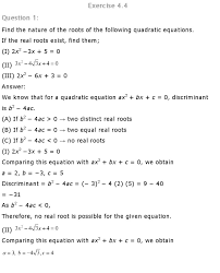 Quadratic Equations Ncert Solution