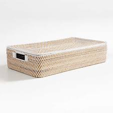 Sedona White Under Bed Storage Basket