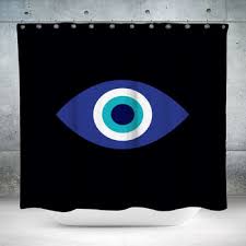 Evil Eye Shower Curtains Bath Mats