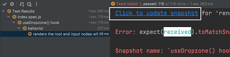 testing with jest in webstorm the