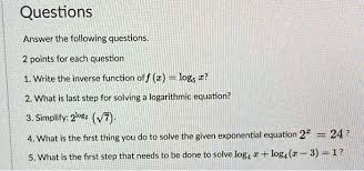 Solving A Logarithmic Equation