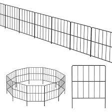 47 Ft L X 16 5 In H Garden Fence No Dig Rustproof Metal Wire Fencing 45 Square Panels