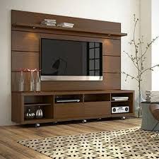 Wall Mounted Guest Room Wooden Tv Unit