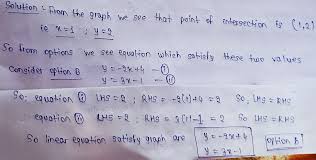 Pos Which Set Of Linear Equations Has A