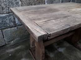 south african oak dining table 1940s