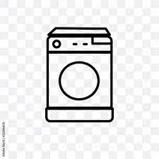 Top Load Washer Icon Isolated On
