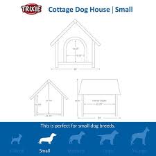 Trixie Log Cabin Dog House Small