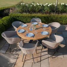 Maze Jakarta Teak Round Dining Table
