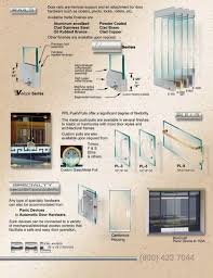 Glass Door Headers And Rails With Epdm