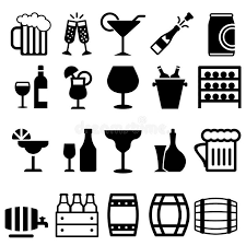 Ic Drinks Icons Vector Set