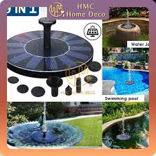 Solar Fountain Pump Powered