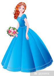 Wall Mural Beautiful Princess Vector