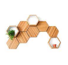 Bedroom Wall Decor Ideas Hexagon Panels
