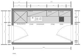 Single Wall Kitchen Floor Plan Edrawmax