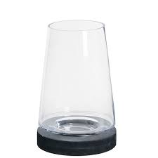 Medium Glass Cone Dome Candle Holder