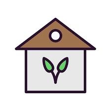 100 000 Bird House Symbol Design Vector