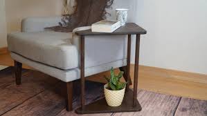 Triangular Side Coffee Table Corner