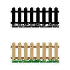 Fence Icon Vector Garden Fencing