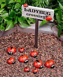 Ladybug Painted Rocks For Fathers Day