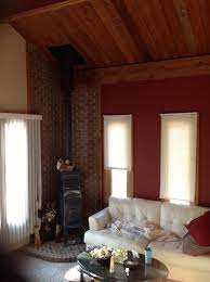 whitewash our unfinished cedar ceiling