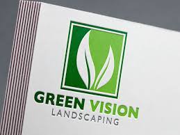 Landscaping Logo Design Lawn Care Leaf