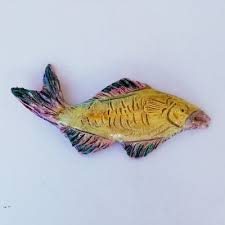 Ceramic Fish Wall Sculpture From