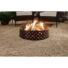 Hampton Bay 30 In Steel Fire Ring With