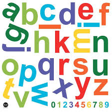 Roommates Colorful Lowercase Alphabet