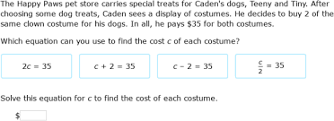 Ixl Solve One Step Equations Word