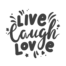 Live Laugh Love Lettering Phrase