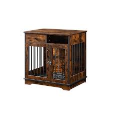Brown Dog Crates Indoor Pet Crate End
