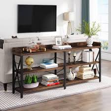 Rectangle Wood Console Table