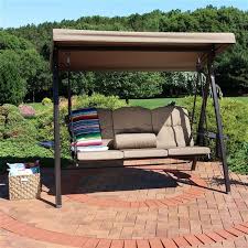 Adjustable Tilt Canopy Patio Swing