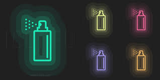 Spray Can Icon Neon Style Iconfu