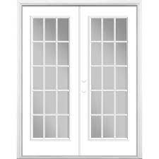 Clear Glass Patio Door Vinyl Frame