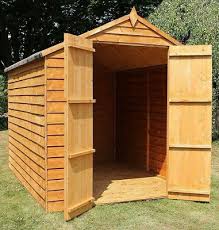 8x6 Wooden Garden Sheds Double Door