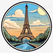 Eiffel Tower Sticker Paris Sticker