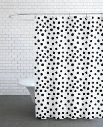 Dots Black And White Duschvorhang Juniqe