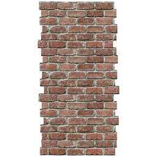 Plain Faux Brick Wall Decal Horizontal