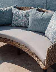 Tressé Rounded Outdoor Sofa Osier Belle