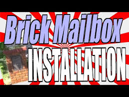 Brick Mailbox Installation From Start