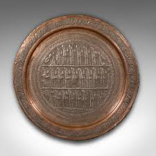 Turkish Copper Wall Plate 1850s For