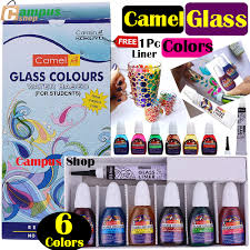 Camel Glass Colours Water Based 6